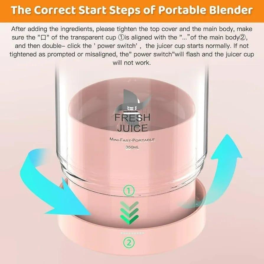 Rechargeable Electric Juicer Blender