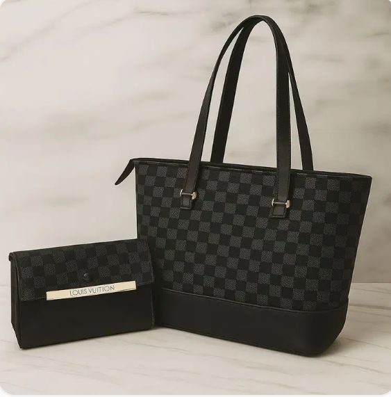 Lv High Quality Tote Bag With Clutch Wallet Big size
