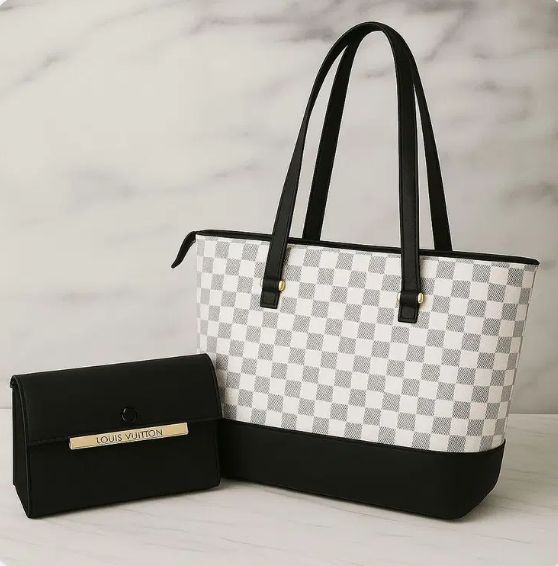 Lv High Quality Tote Bag With Clutch Wallet Big size