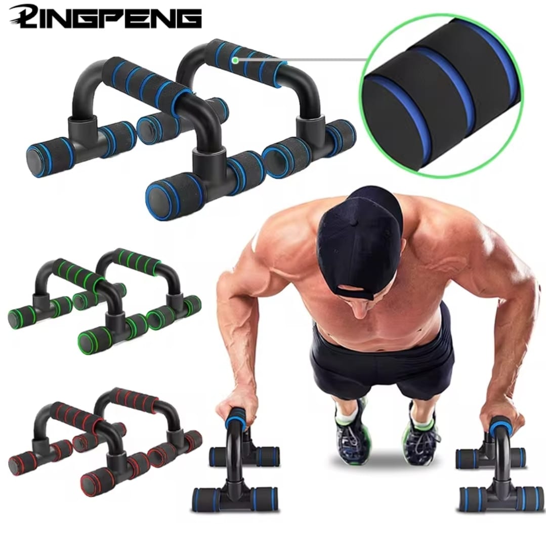 1pair U-shaped Push-up Rack Fitness Equipment Hand Sponge Grip Muscle Training Push Up Bar