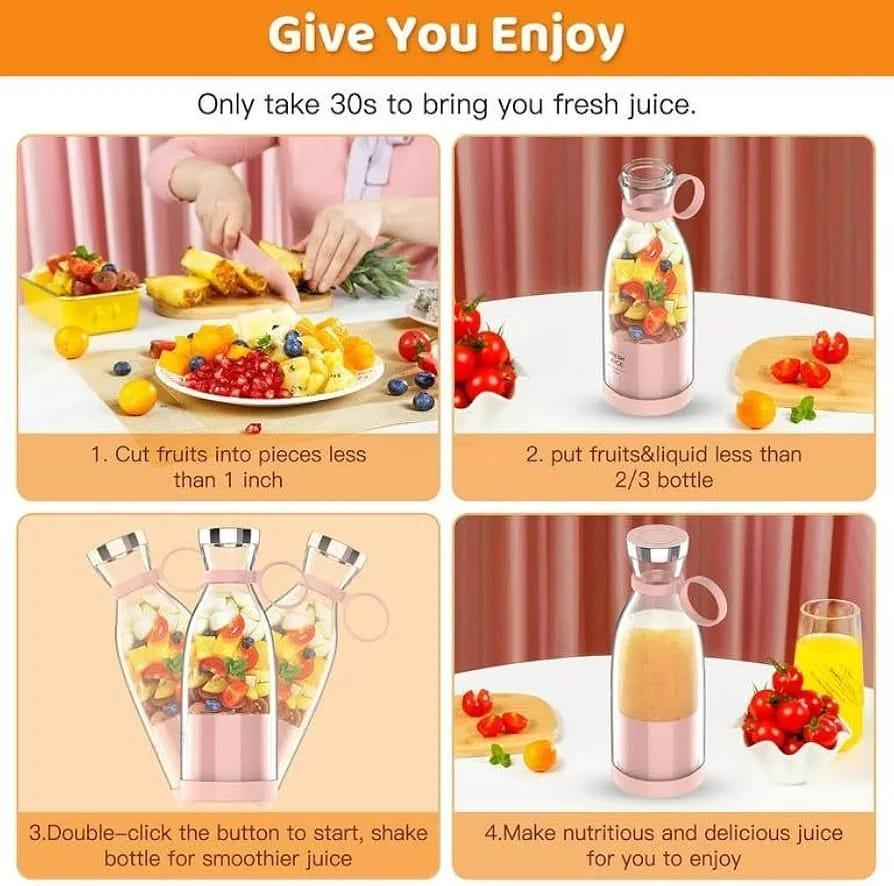 Rechargeable Electric Juicer Blender