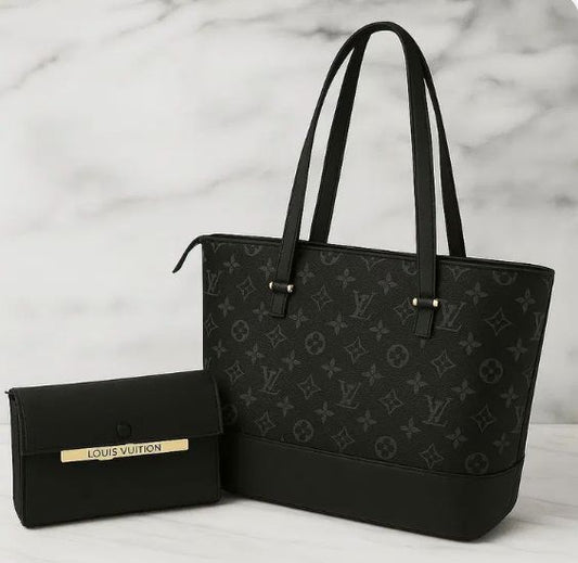 Lv High Quality Tote Bag With Clutch Wallet Big size