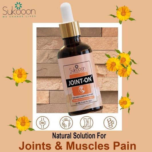 Sukoon Joint On Essential Oil Blend For Pain In Joints, Back Pain, Arthritis Pain, Knee Pain 30ml